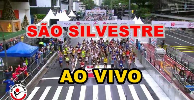 São Silvestre ao vivo - Foto/Montagem