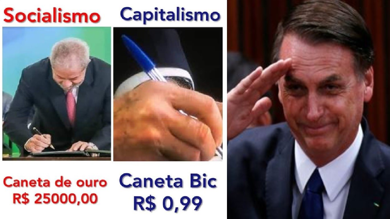 Bolsonaro usou caneta de R$ 1 para assinar posse e Lula de 