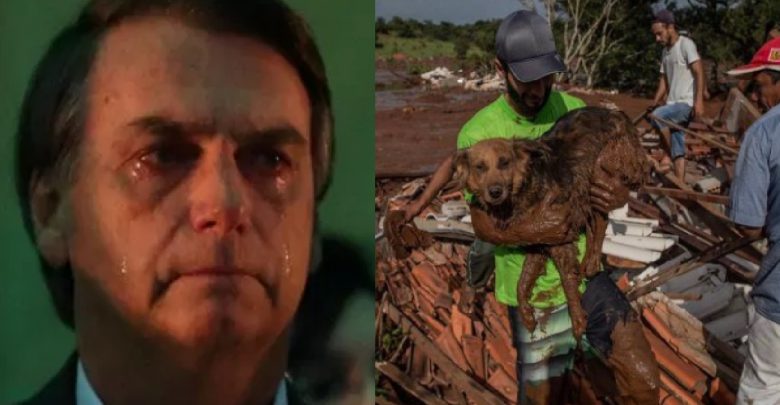 Bolsonaro diz que se emocionou em Brumadinho - Foto/Divulgação