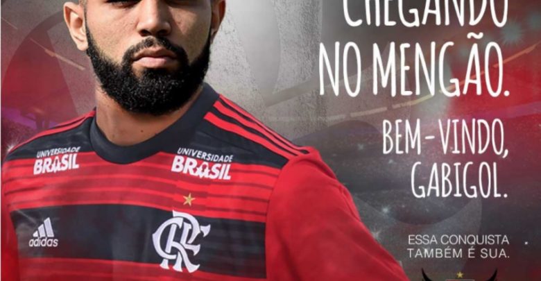 Gabigol é anunciado oficialmente no Flamengo - Foto/Divulgação