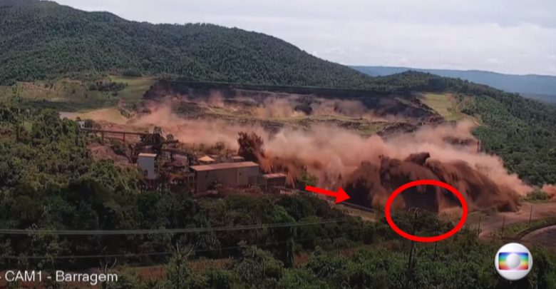 Vídeo exclusivo da Globo mostra exato momento em que Barragem de Brumadinho rompe - Foto/Divulgação