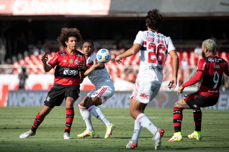 São Paulo x Flamengo goleada de 4 x 0 expõe time ao rebaixamento - Imagem Reprodução