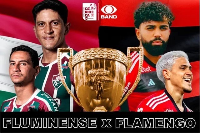 Flamengo e Fluminense AO VIVO hoje pela final do Campeonato Carioca 2023
